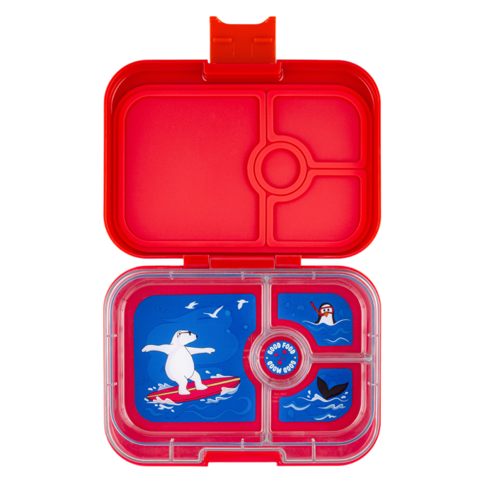 Yumbox Roar Red Polar Bear Panino