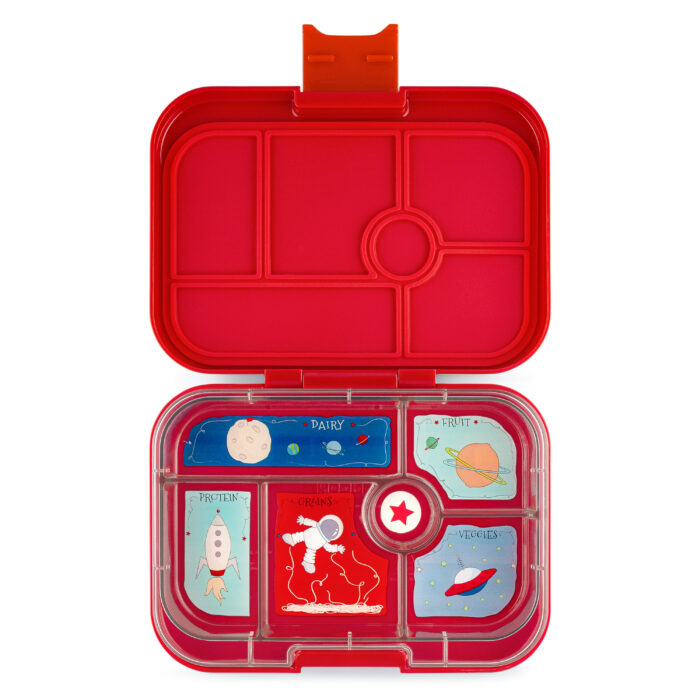 Yumbox roar red 6c rocket open